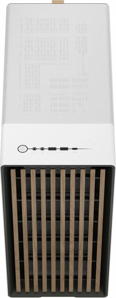 Kasë Fractal Design North Chalk White TG Clear Tint, ATX, xham i temperuar, e bardhë