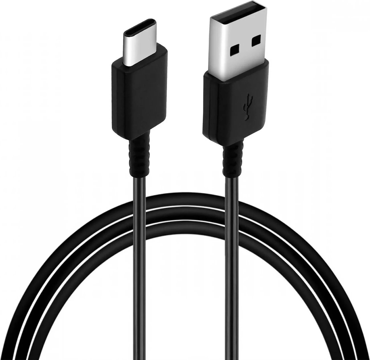 Kabllo Samsung EP-DR140ABE USB-A në USB-C, 0.8m, e zezë