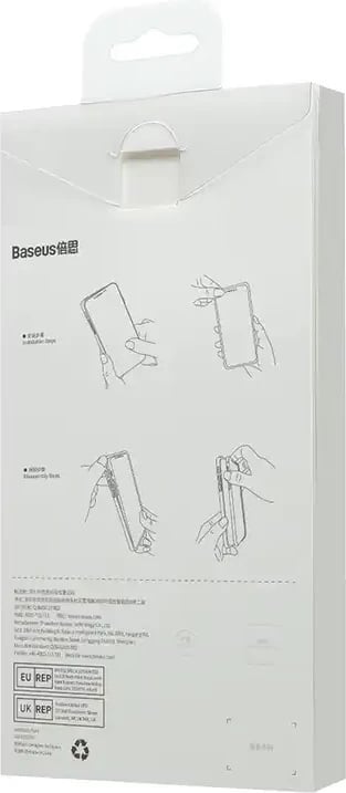 Mbështjellës Baseus Crystal Series Ultra-Thin për iPhone 13 Pro, transparent, me xham të fortë dhe komplet pastrimi