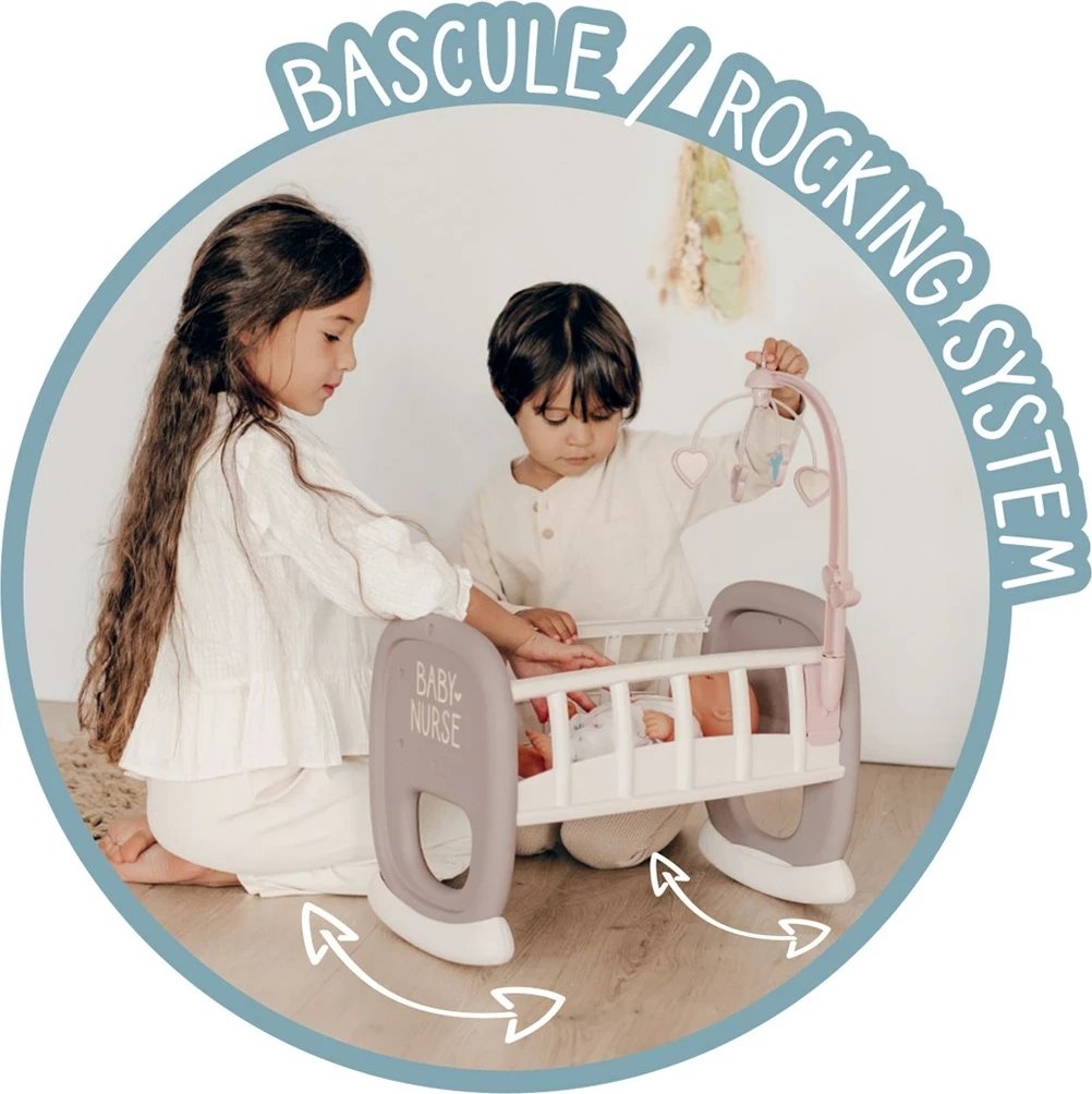 Aksesor kukullash Smoby 7600220372, krevat lodër, multikolor