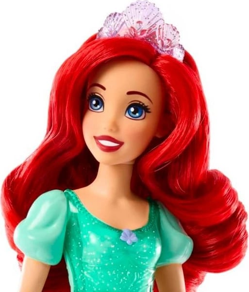 Kukull Disney Princess Ariel Mattel HLW02/HLW10, me fustan të gjelbër Kukull Disney Princess Ariel Mattel HLW02/HLW10, me fustan të gjelbër