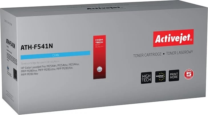 Toner zëvendësues Activejet ATH-F541N për printer HP, i kaltër