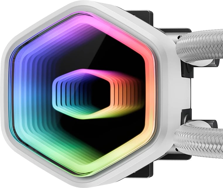 Kasë ftohëse me ujë Cooler Master MasterLiquid 360 Core II ARGB, e bardhë