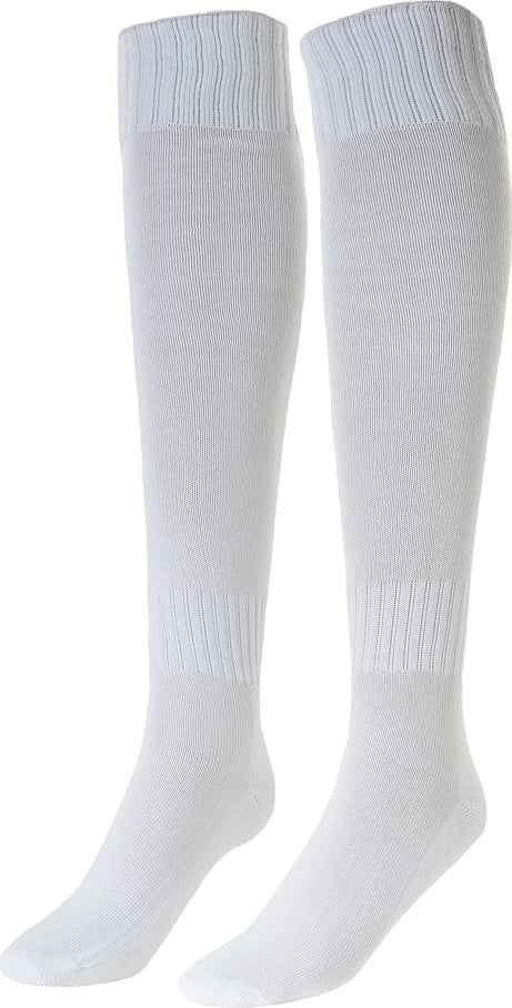 Çorape futbolli për fëmijë Iskierka, të bardha