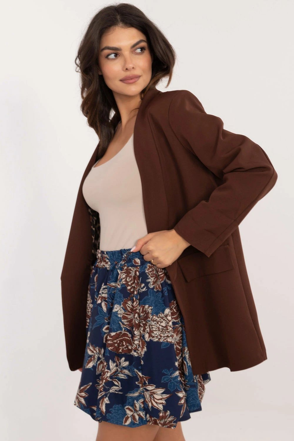Fund i shkurtë Italy Moda, blu
