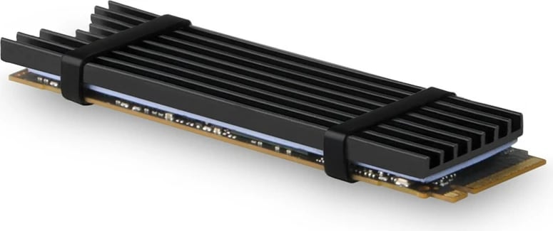 Radiator pasiv AXAGON CLR-M2L3 për SSD M.2, alumini, 3mm, i zi
