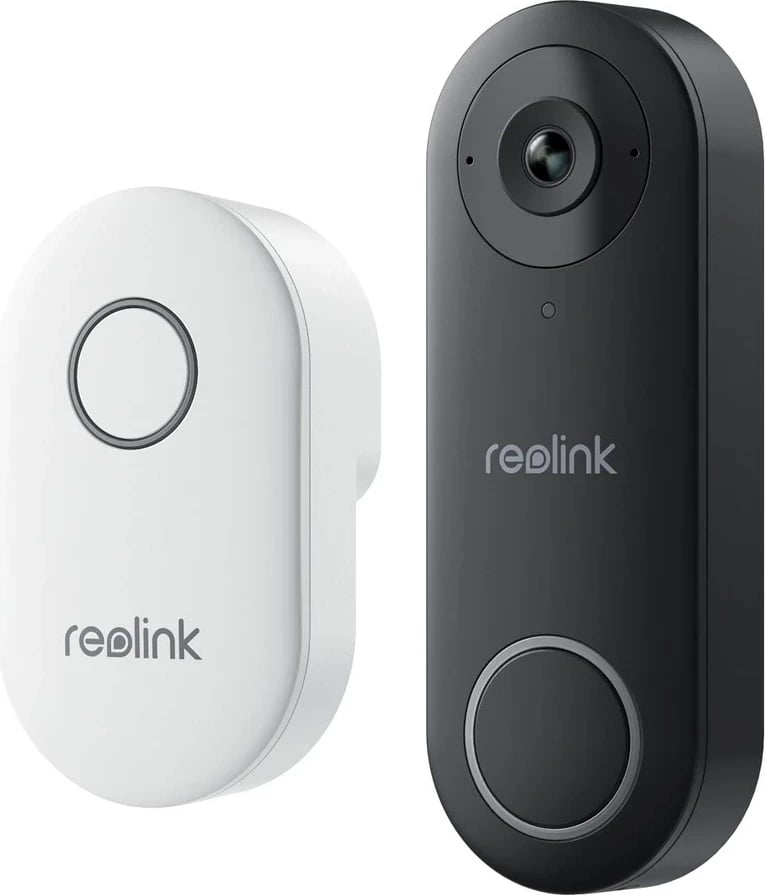 Zile dere me video Reolink D340W, 5MP, Wi-Fi 2.4/5 GHz, me chime, Detektim personash, Dy-drejtim audio, E zezë