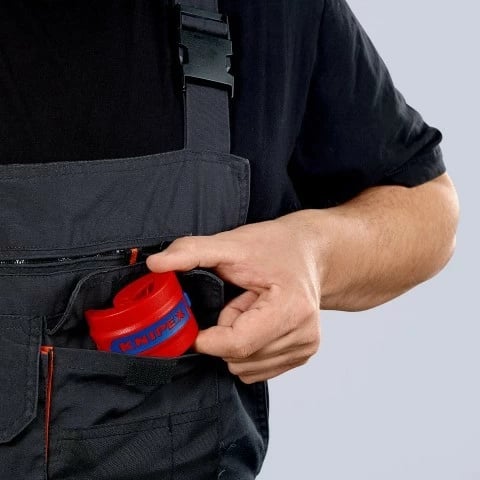 Prerës kabllosh Knipex BiX, plastikë/çelik inox, 5 cm, kuq