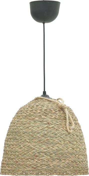 Dritë tavani prej kashte natyrale Inart D30x82cm