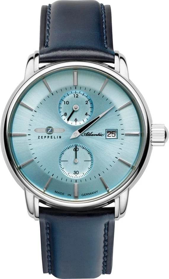 Orë Zeppelin Atlantic 84263, automatike, 42 mm, Blu