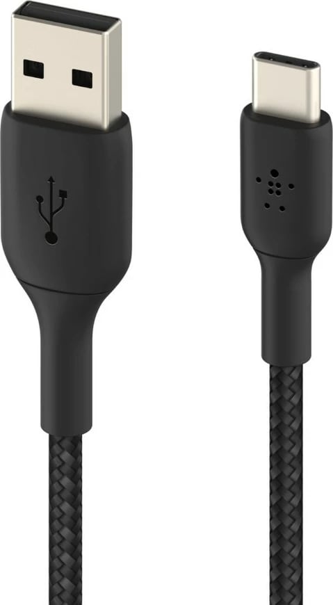 Kabëll Belkin CAB002BT1MBK, 1 m, USB A në USB C, Ngjyrë e zezë