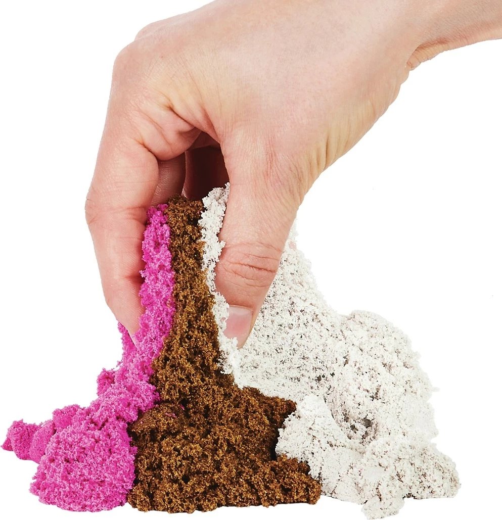 Set lodrash Kinetic Sand Scents, Ice Cream Treats, për fëmijë, Rozë