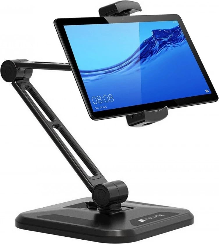 Mbajtës tabletë TECHly ICA-TBL 2801, për tavolinë/mur, i zi