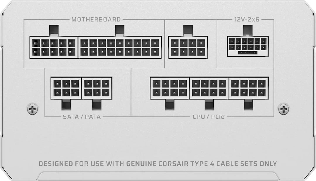 Kasë energjie Corsair RMe Series RM1000e, 1000 W, 80 PLUS Gold, e bardhë