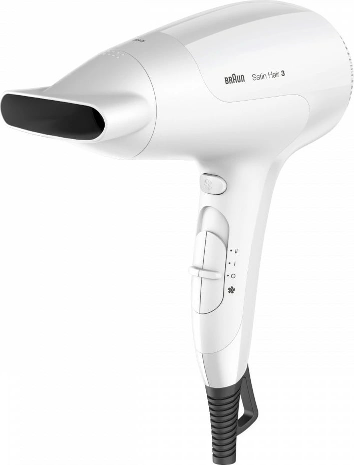 Tharëse flokësh Braun Satin Hair 3 HD380, 2000W, e bardhë