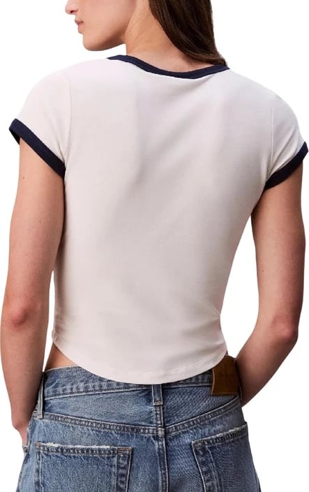 Maicë Calvin Klein Jeans femra e bardhë