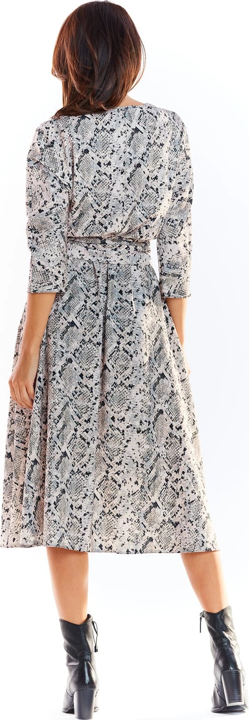 Fustan midi awama 139499, gri