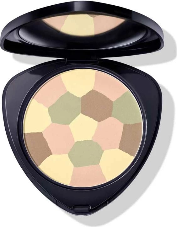 Pudër kompakte korrigjuese Dr. Hauschka Colour Correcting Powder 00 Translucent 8g
