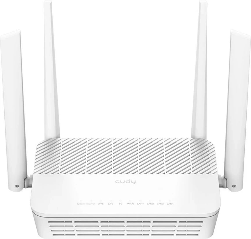 Router CUDY WR3000H Wi-Fi 6, 2,4GHz/5GHz, Bardhë