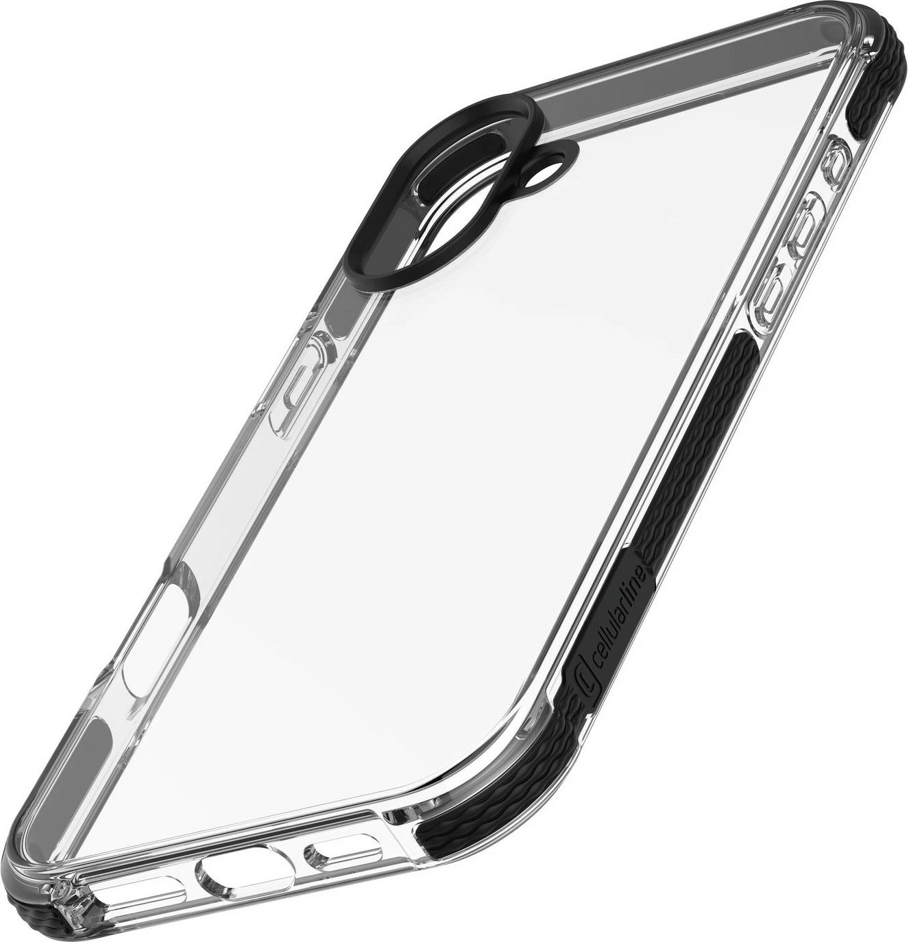 Mbështjellës Cellular Line Tetra Force Strong Guard për iPhone 16, 6.1", i zi