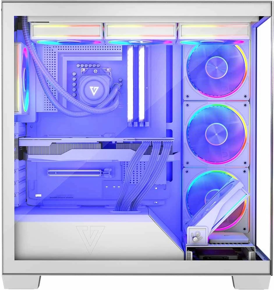 Kasë MODECOM Volcano Stellar 5F ARGB 20, Midi Tower, e bardhë