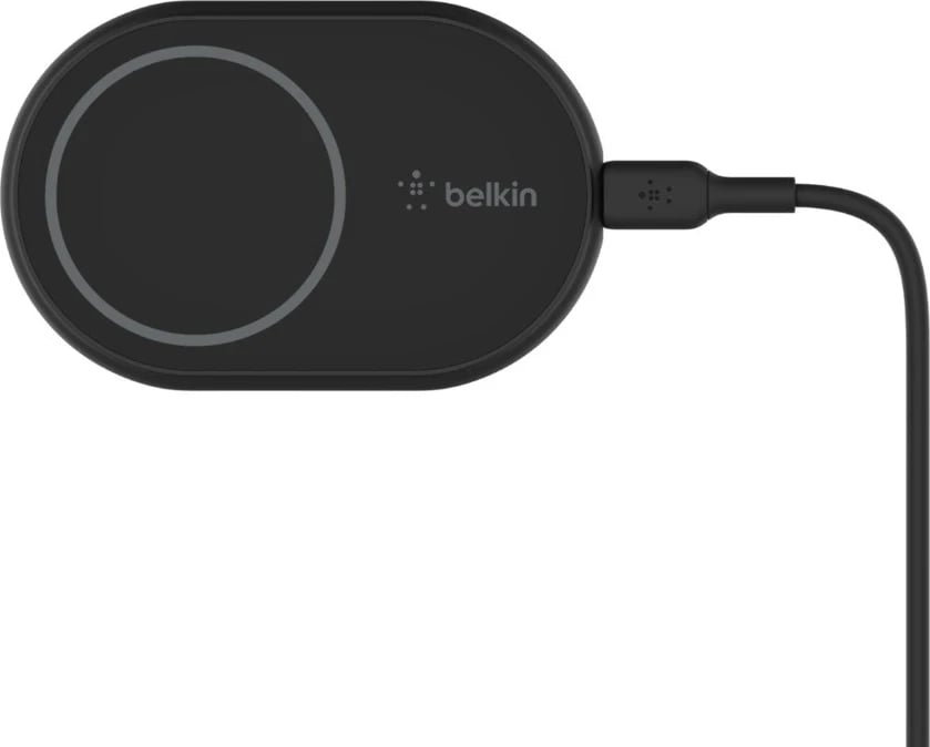 Karikues për në veturë Belkin, me kabëll USB Type-C, i zi