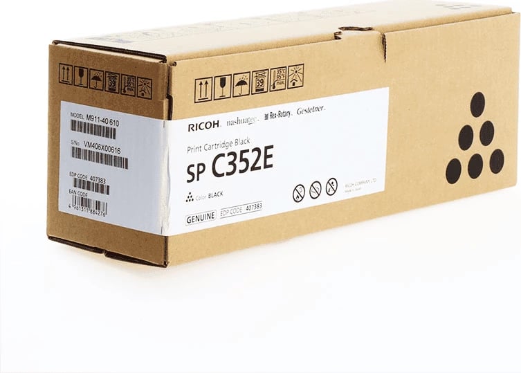 Toner Ricoh SP C352E 408215 7000 faqe, e zezë