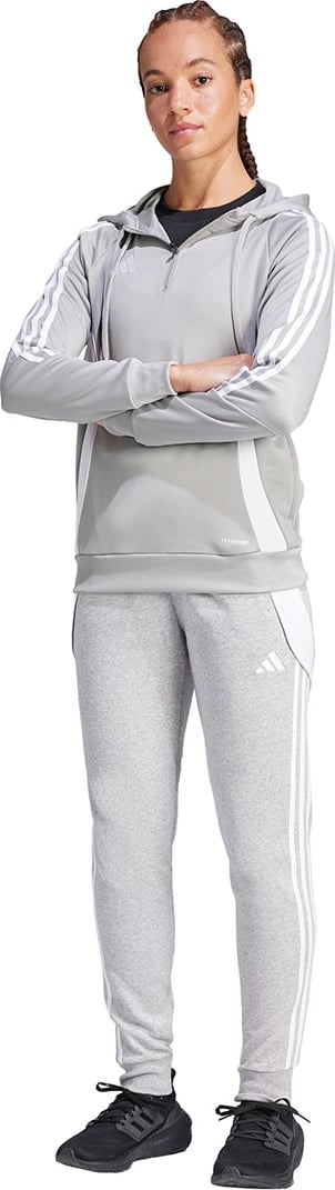 Pantallona sportive për femra adidas, gri