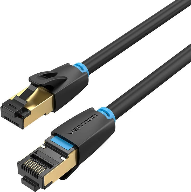 Kabllo rrjeti Vention IKABJ CAT8 SFTP, 5m, 40Gbps, e zezë
