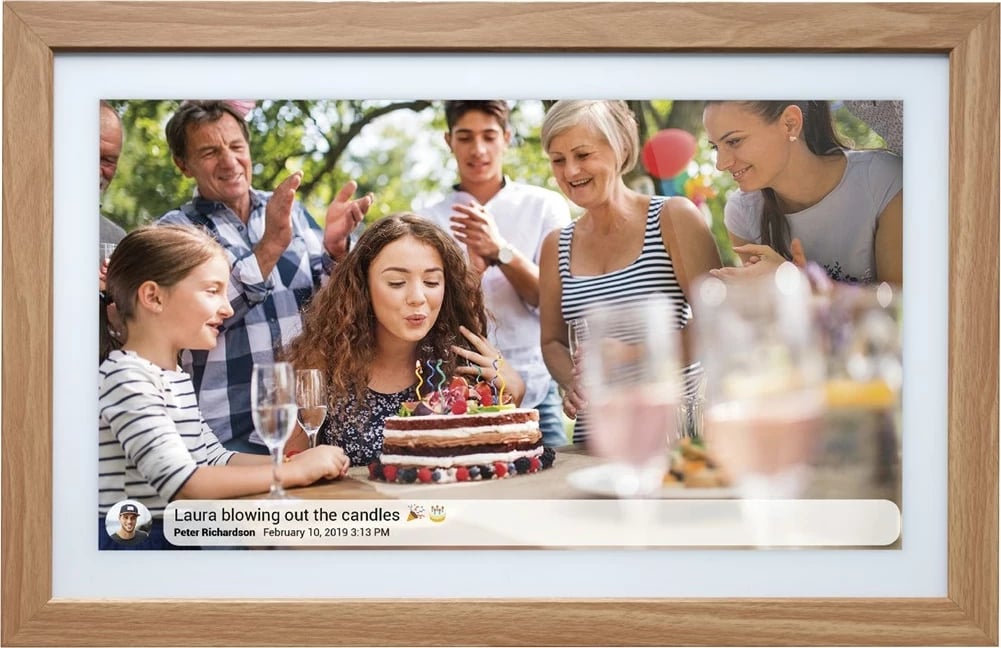 Kornizë digjitale Denver PFF-2162LW, 21.5", Touchscreen, Wi-Fi, Kafe e çelët