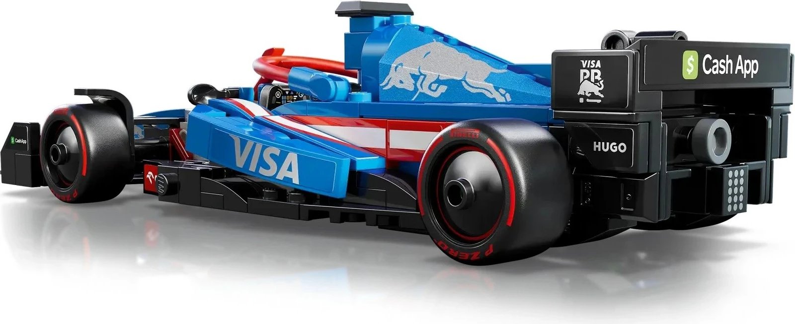 Set LEGO Speed Champions Visa Cash App RB VCARB 01, 248 pjesë, me minifigurë, Blu