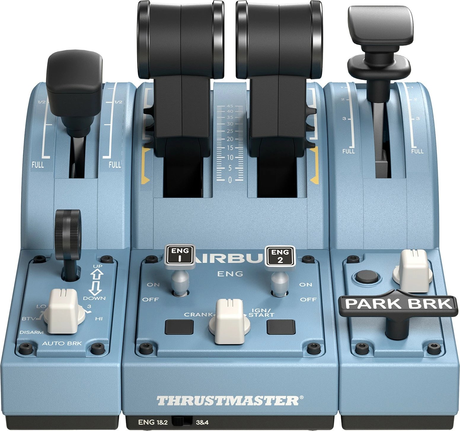 Kontrollues fluturimi Thrustmaster TCA Quadrant AIRBUS Edition, PC, zi/kaltër