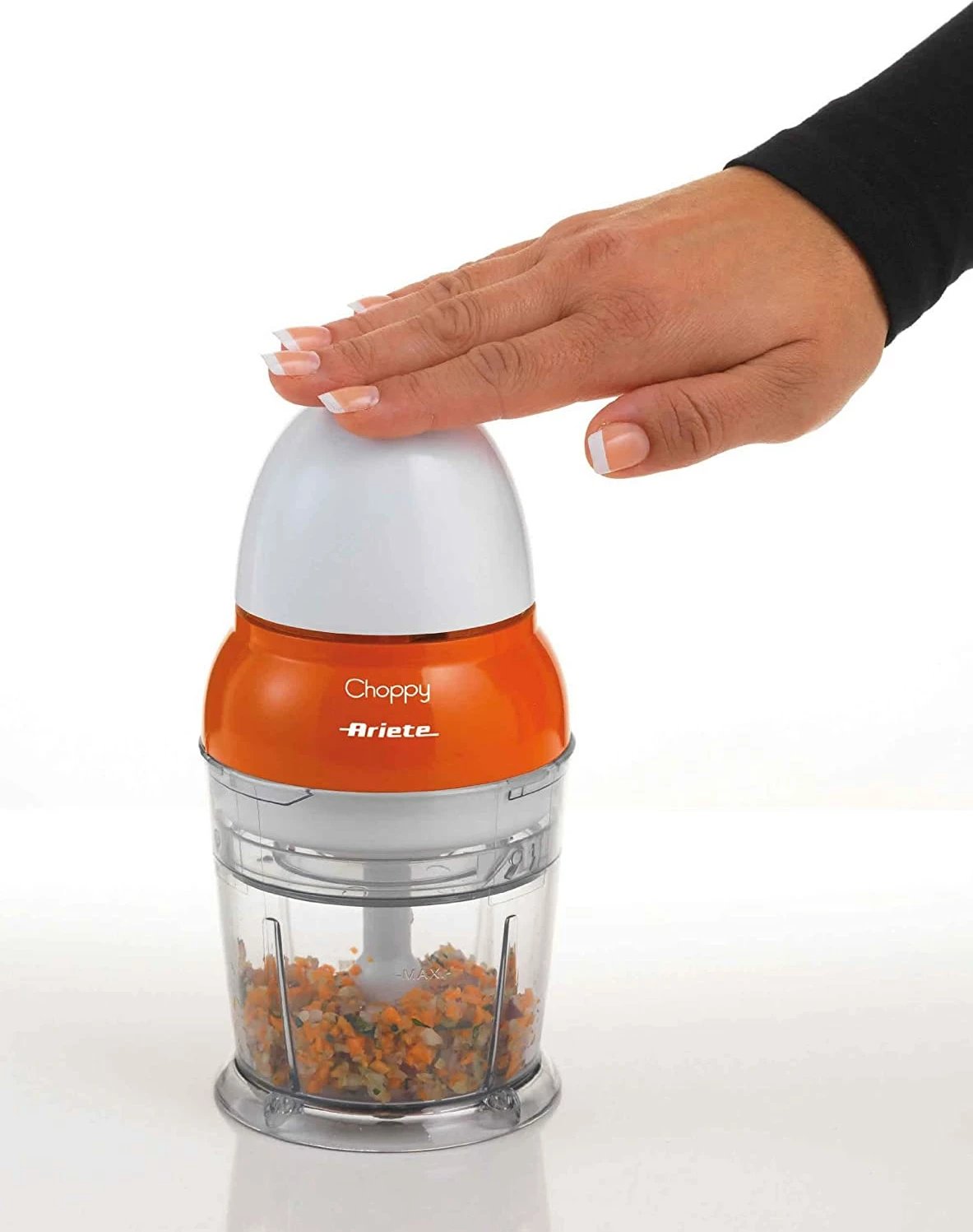 Tritatutto Ariete Choppy 1836, 250ml, 160W, bardhë/portokalli