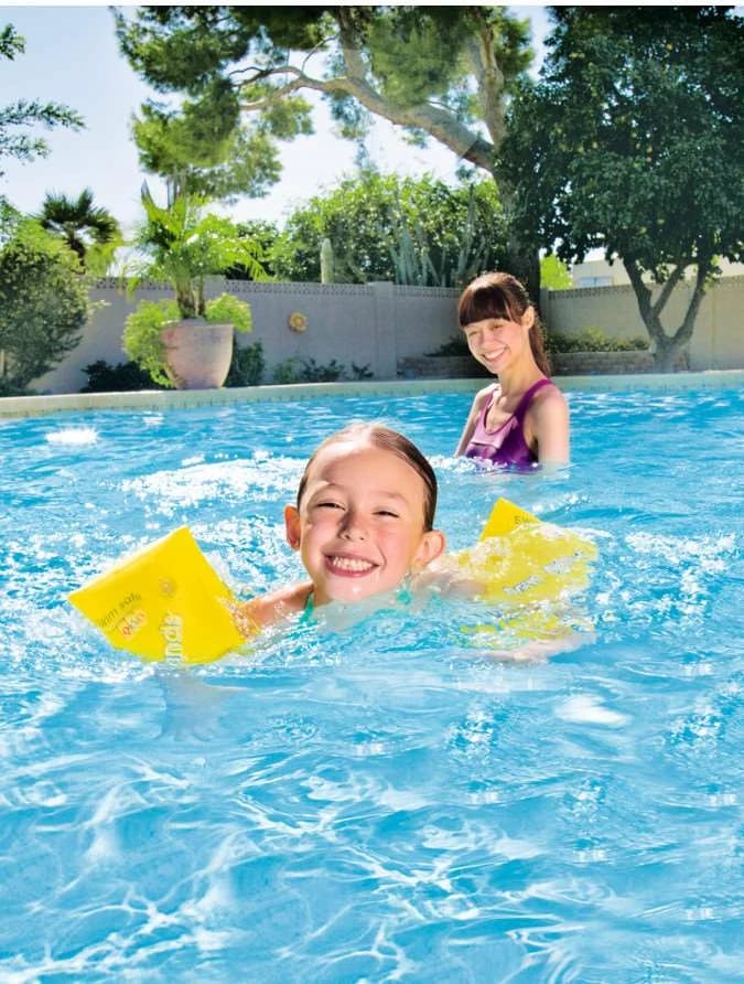 krahëza noti fryrëse fëmijësh, Bestway Type C, 25x15 cm, 6-12 vjeç, verdhë