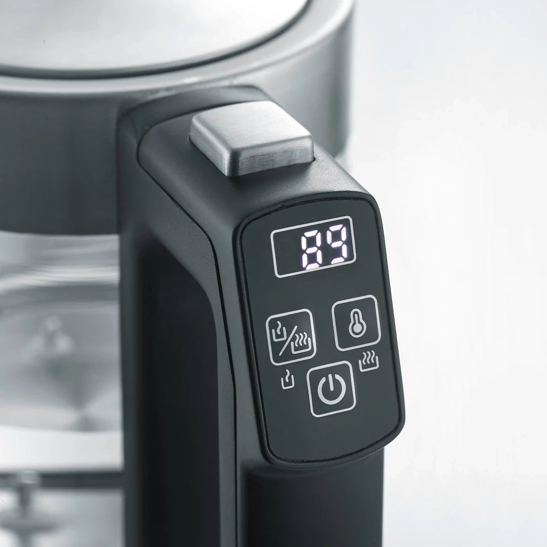 Ibrik elektrik Severin WK 3458, 0.5L, 1100W, i zi/transparente