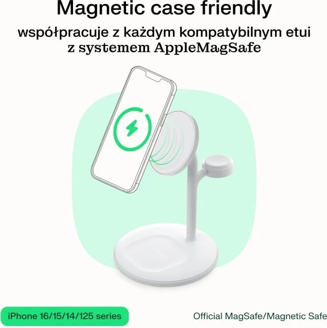 Karikues wireless Green Cell MSST-GC-3IN1-B për celular, kufje, smartwatch, i zi Karikues wireless Green Cell MSST-GC-3IN1-B për celular, kufje, smartwatch, i zi