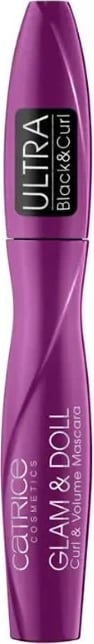 Maskara për femra Catrice Glam & Doll Curl & Volume 010 Ultra Black 10ml