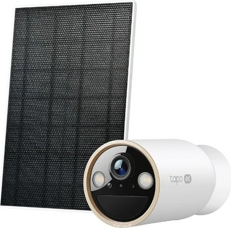 Kamerë sigurie TP-Link Tapo C460 KIT, 4K, Wi-Fi, IP66, me panel diellor, e bardhë
