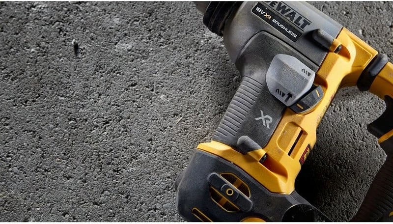 Pistol grip drill DeWALT DCH172NT-XJ, brushless, SDS Plus, 18V, 1.8kg, e verdhë