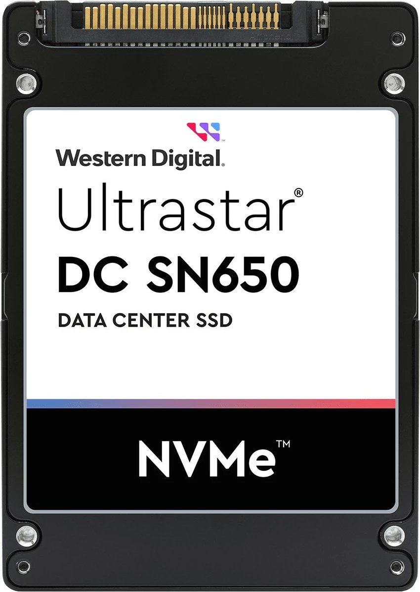 SSD Western Digital Ultrastar DC SN650 7.68TB U.3 PCIe NVMe