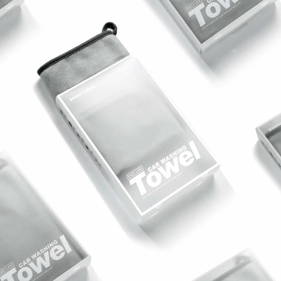 Peshqir mikrofibër Baseus CRXCMJ-A0G, 40x80cm, Gri