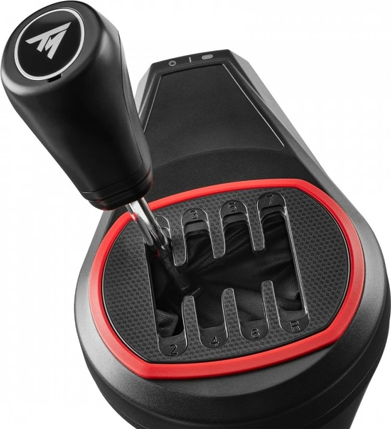 Shifter gare Thrustmaster TH8S Gearbox, për PC, PS4, PS5, Xbox, zi/kuqe