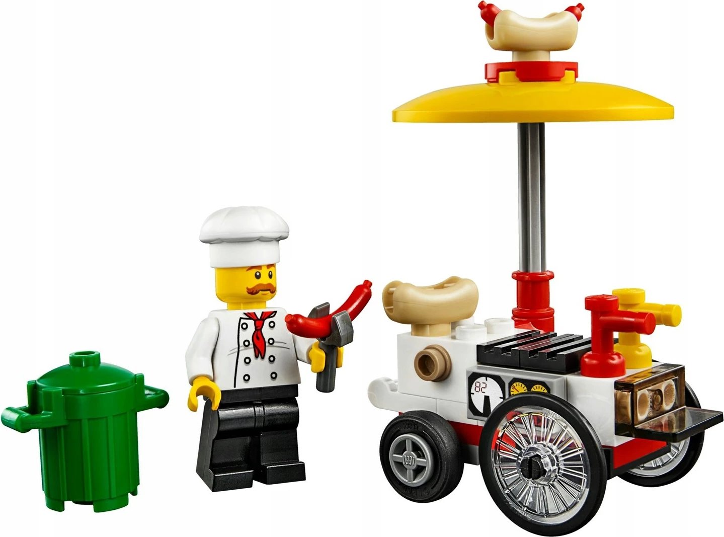 Set LEGO CITY Hot-Dog Stand 30356, 43 pjesë