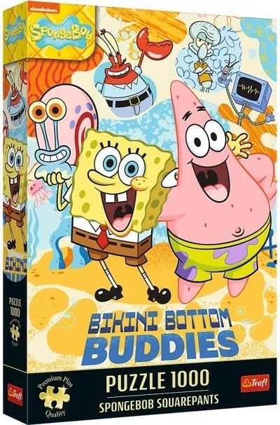 Puzzle 1000 pjesësh Trefl SpongeBob SquarePants, 68.3x48cm