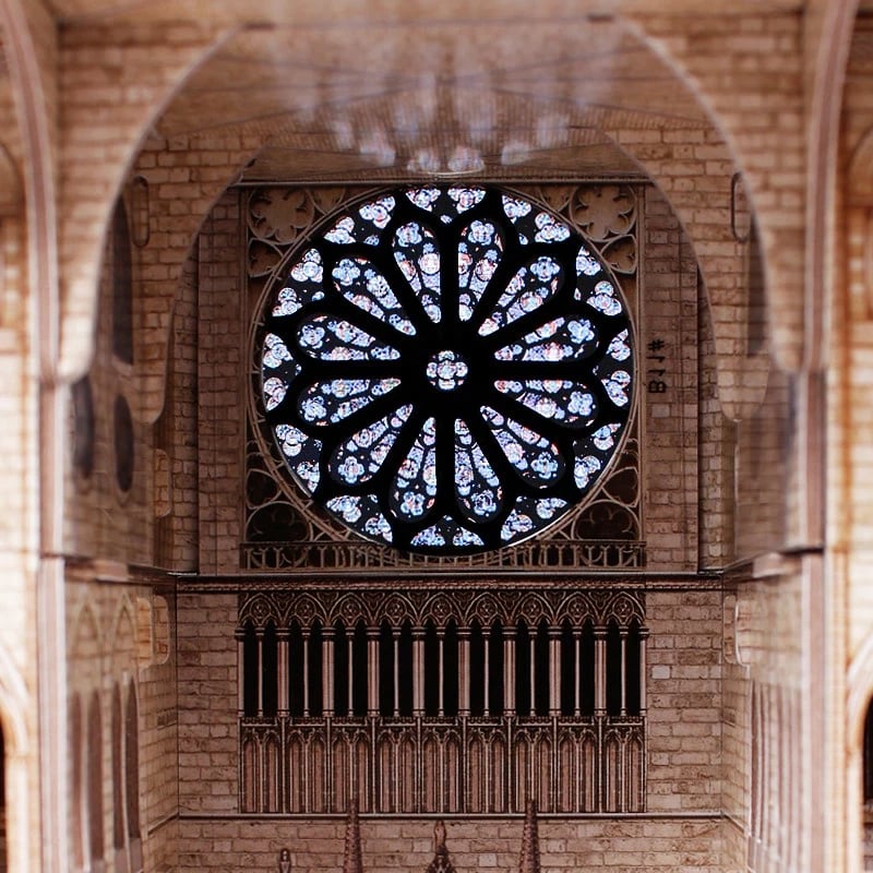 Puzzle 3D Cubic Fun Notre Dame Cathedral, 293 pjesë
