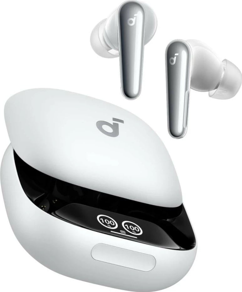 Kufje Anker Soundcore Liberty 4 Pro, True Wireless, ANC, bardhë