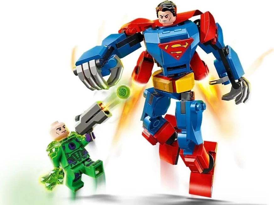 Set LEGO DC 76302 Superman Mech vs. Lex Luthor, për fëmijë 6+