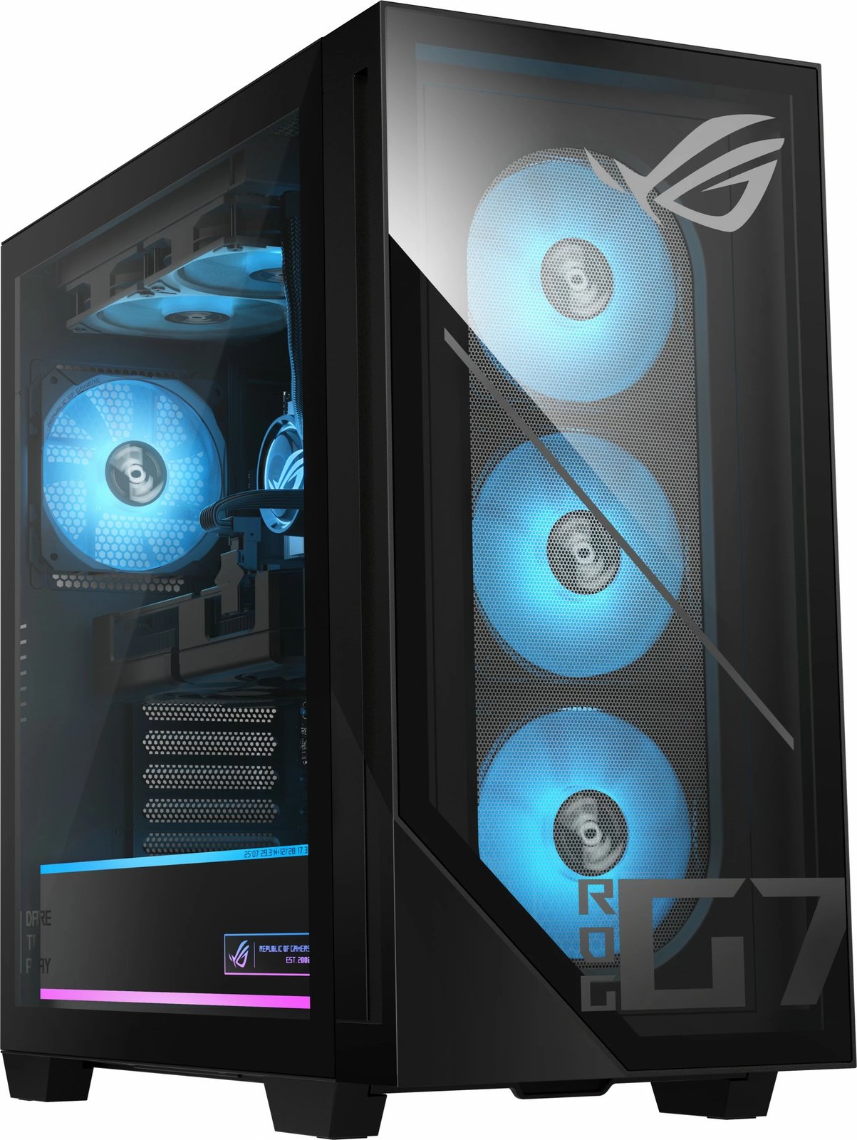 Kompjuter ASUS ROG GM700 R7-9800X3D, 64GB RAM, 1TB SSD, e zezë