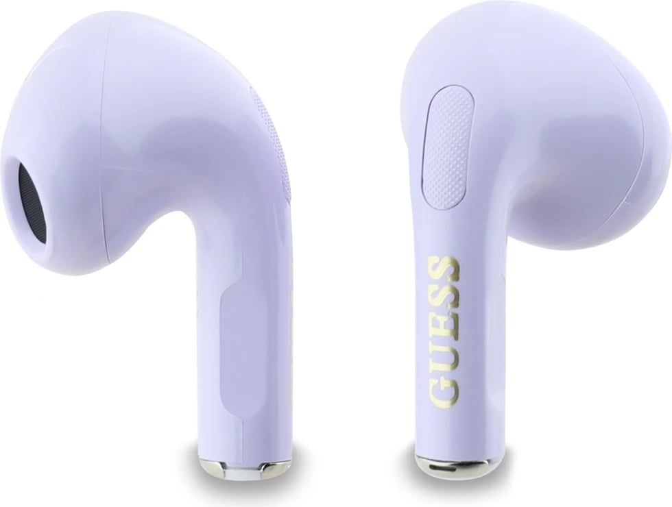 Kufje TWS Guess Glossy Effect me logo, Bluetooth 5.4, IPX5, Lavender