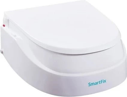 Ngritës ulëse tualeti DIETZ SmartFix, pa mbështetëse, i bardhë